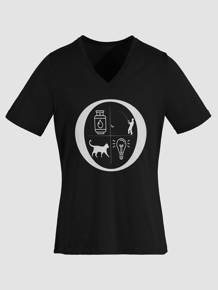 GASFISHING CATLIGHTING V NECK TEE product image (3)