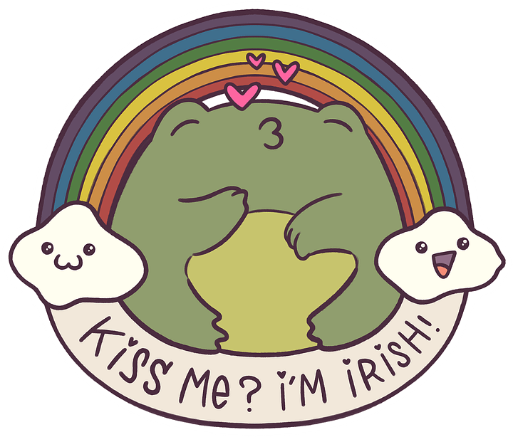 sticker : irish froge product image (1)