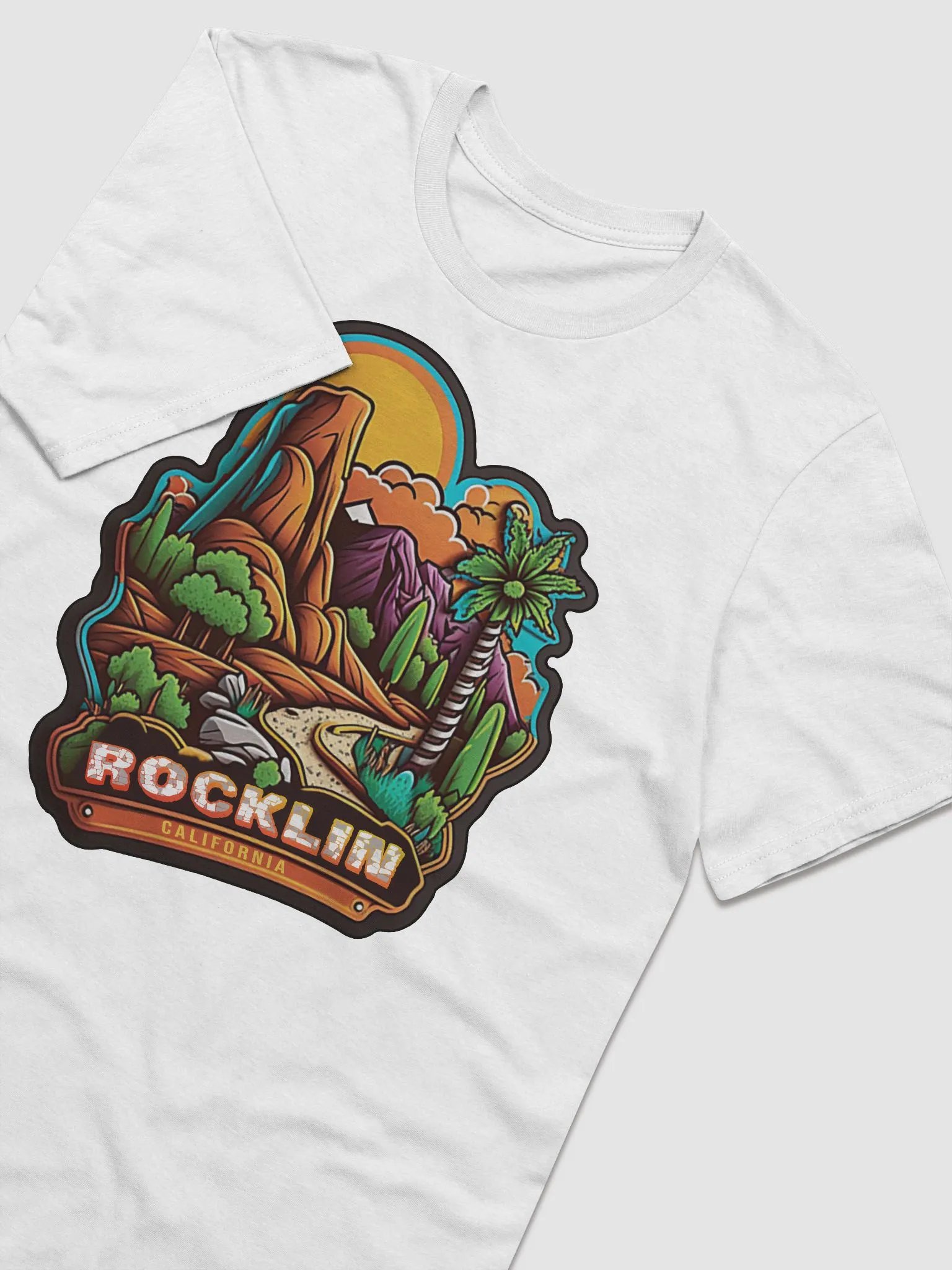 Rocklin - California, Hills & Granite Tee product image (5)