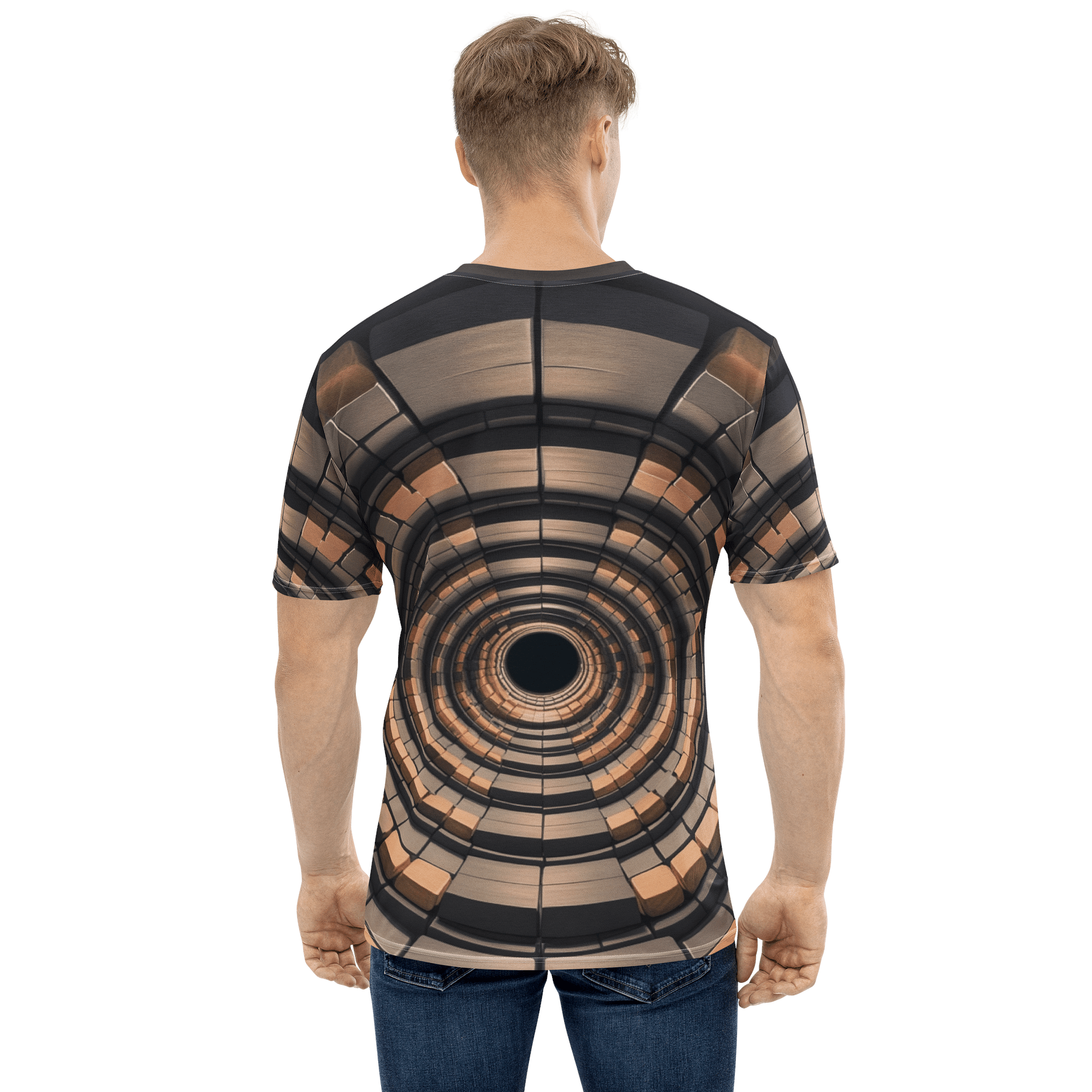 Concentric Circle Chaos All-Over T-Shirt product image (2)