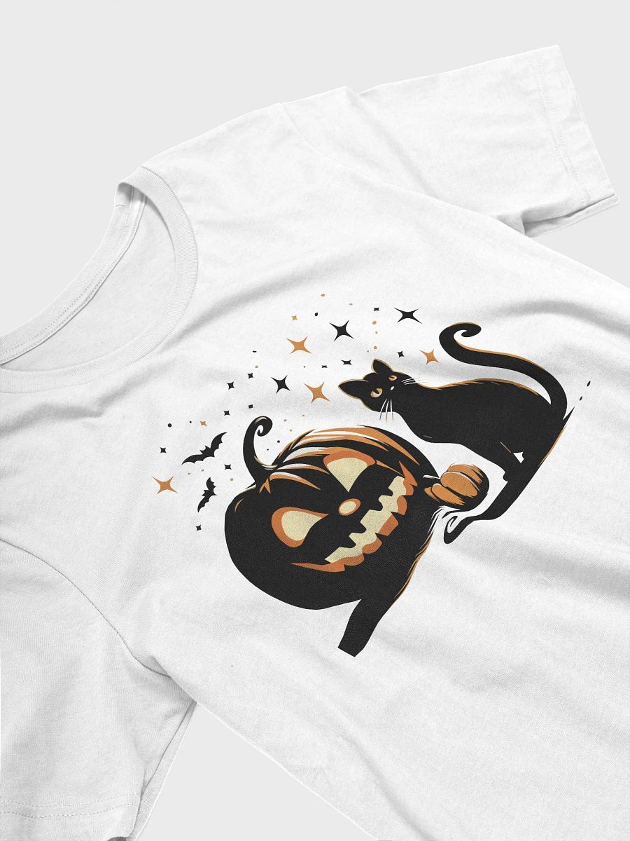 Halloween Pumpkin and Black Cat Supersoft Unisex T-Shirt product image (13)