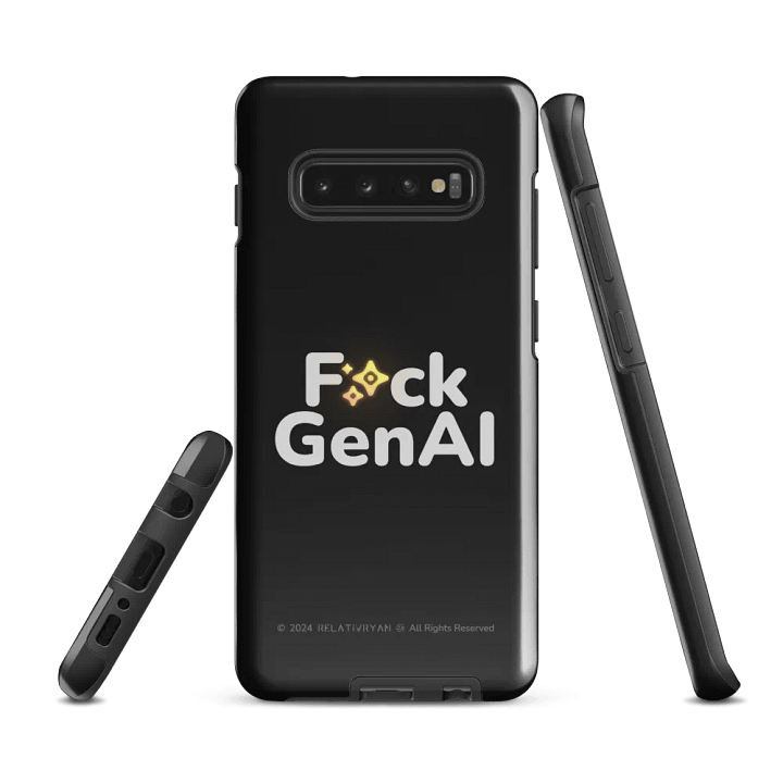 Absolut Idiocy Tough Case - F✨ck Generative AI (Samsung®) product image (1)