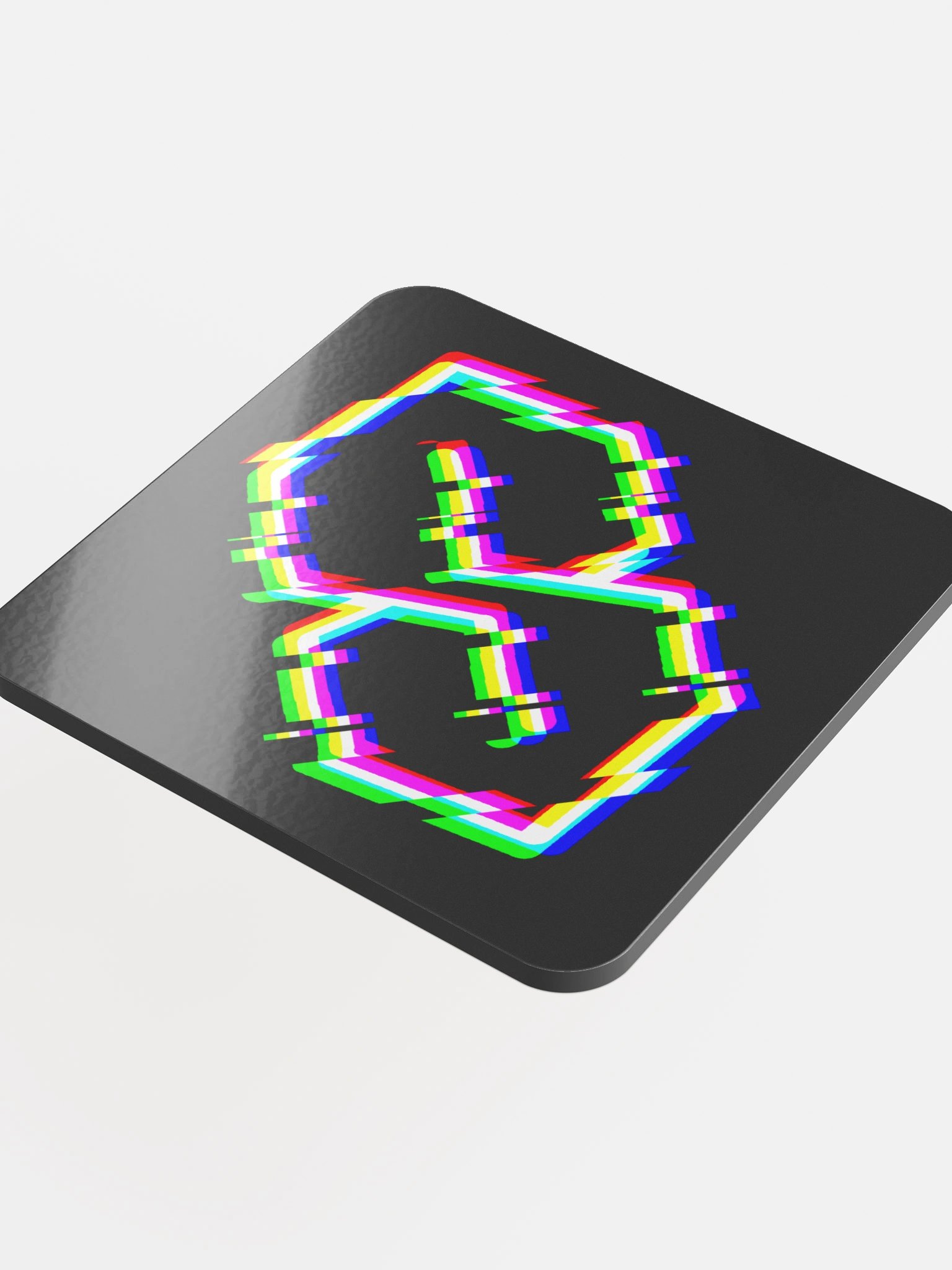Glitch Era Glass Coaster product image (4)