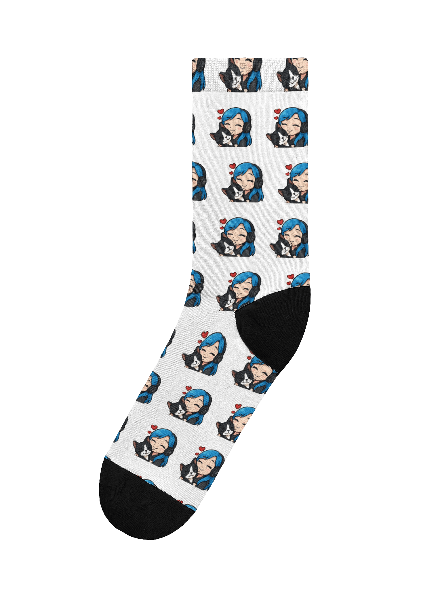 Kitty Cuddles Crew Socks product image (2)