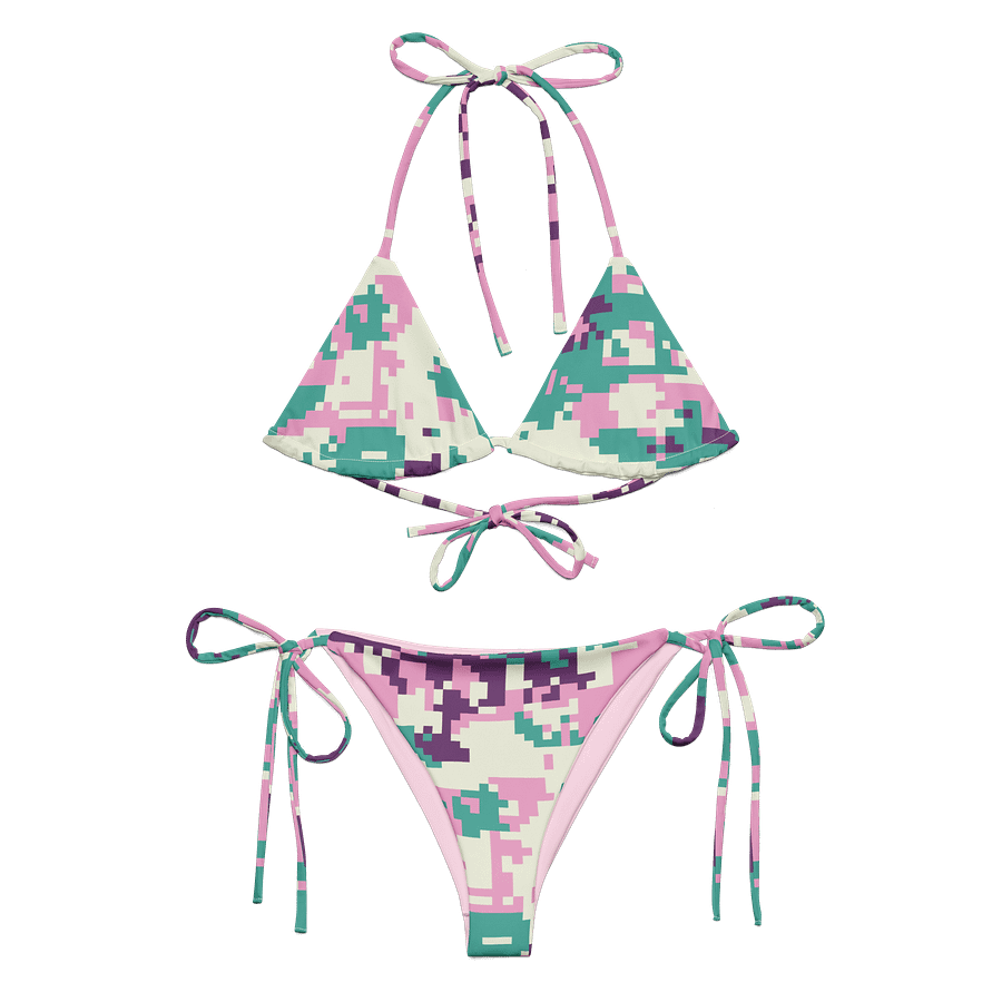 Pixelated Paradise String Bikini Set product image (2)