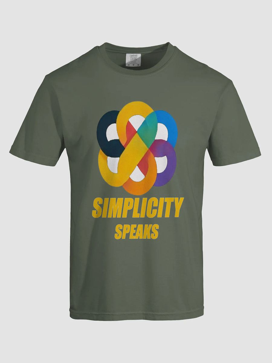 Simplicity Speaks Abstract T-Shirt product image (45)