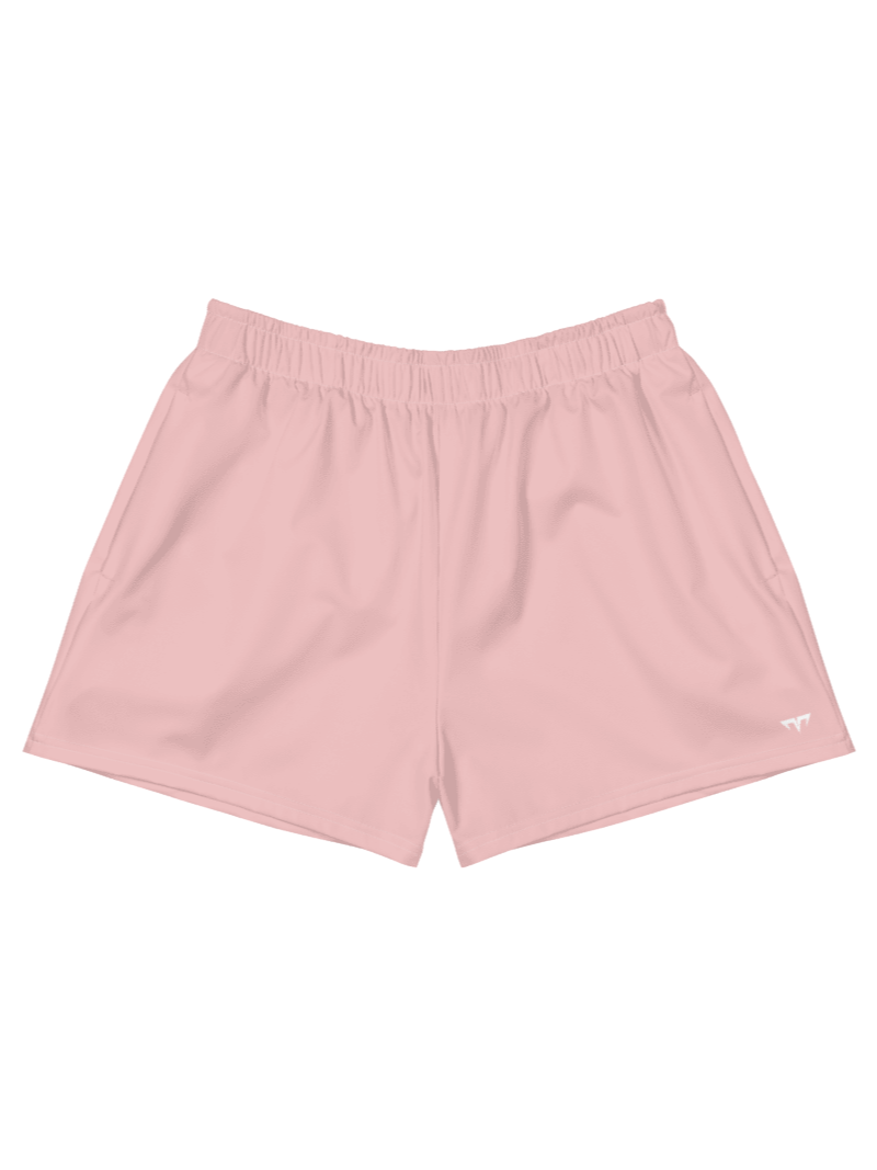 Unisex Activewear - Pekpek Short Shorts Baby Pink - Printed White Logo product image (1)