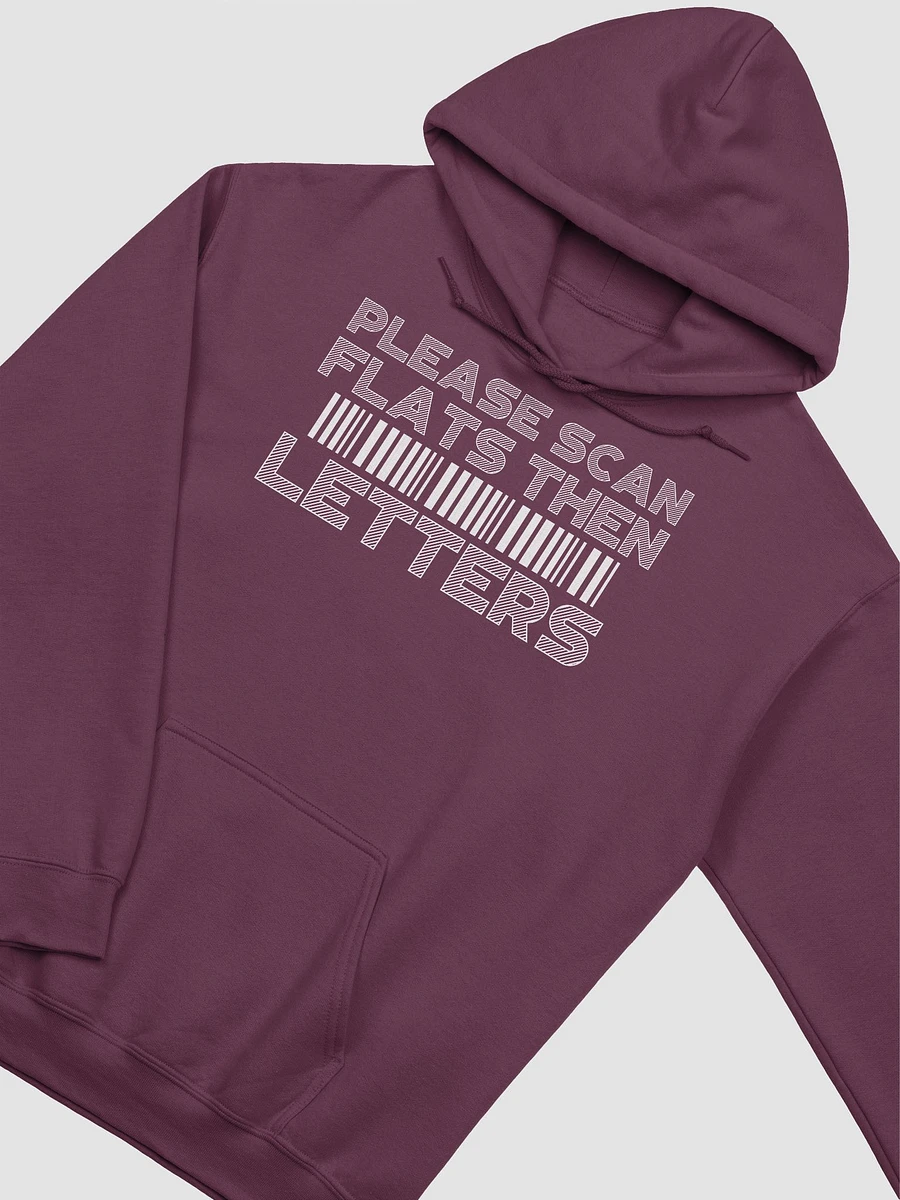 Please scan flats then letter UNISEX hoodie product image (22)