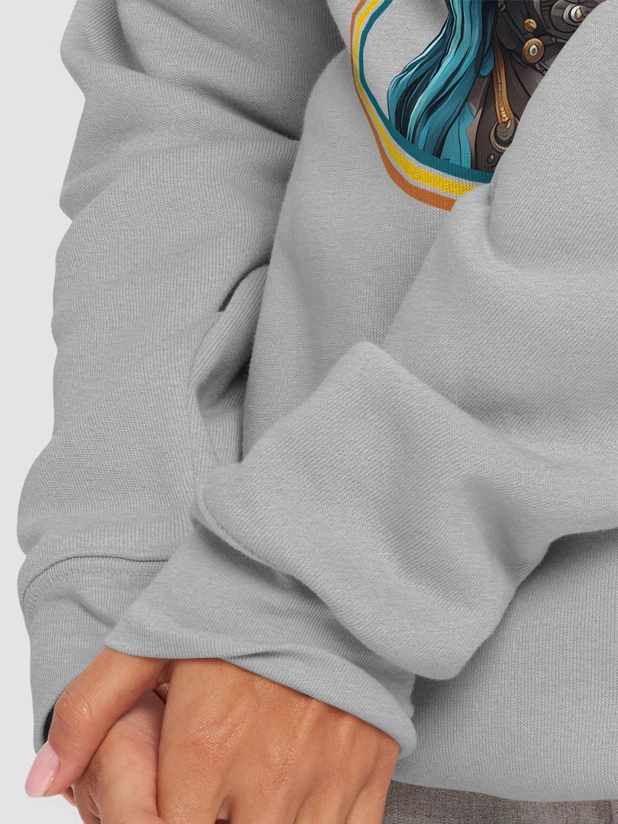 Fire & Ice Goggle Girl Steampunk Style Sponge Fleece Raglan Sweatshirt product image (29)