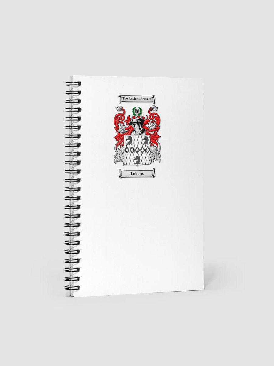 Lukens Family Crest - Notebook product image (1)
