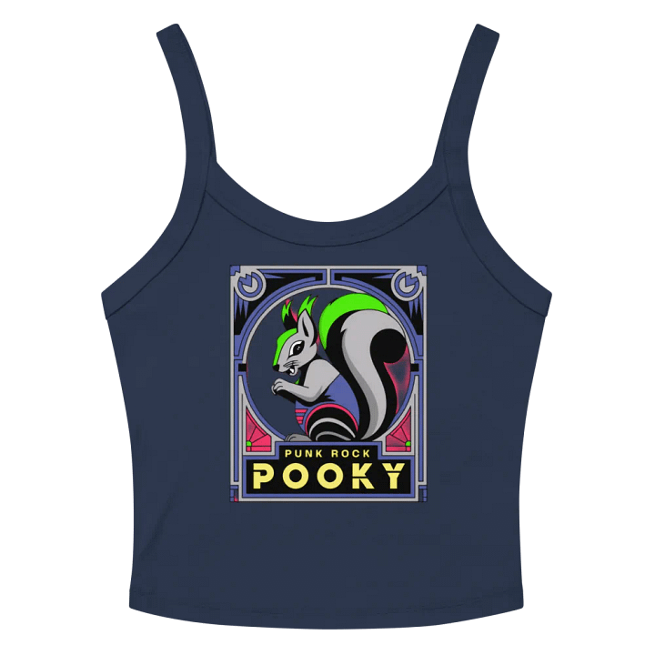 Neon Punk Squirrel Ribbed Tank product image (2)