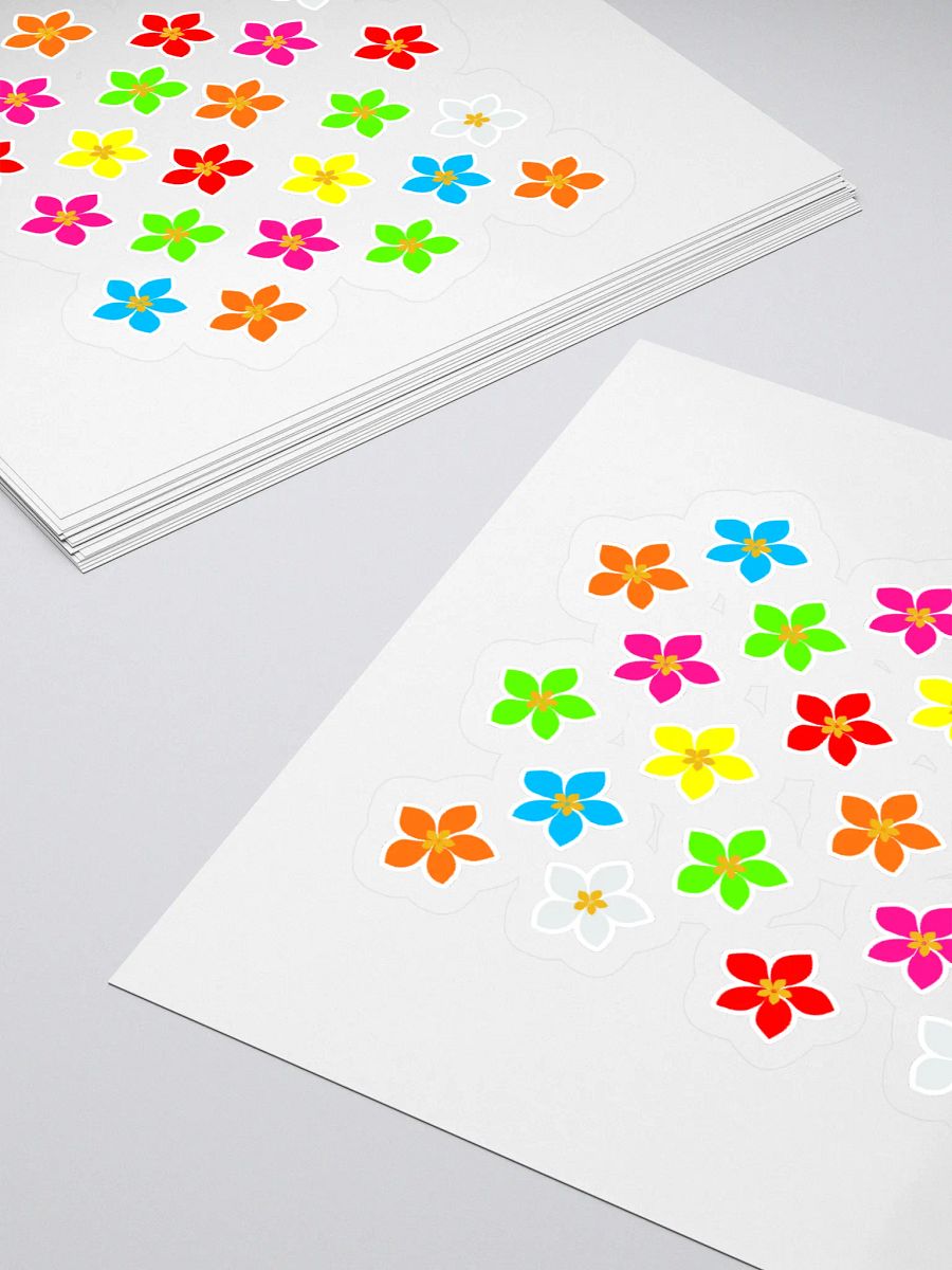 Colorful Flower Petals Sticker product image (4)