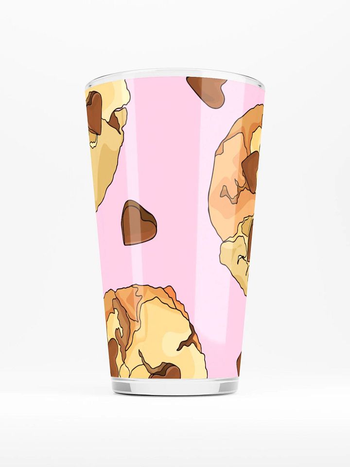 Heartfelt Cookie Pattern Shaker Pint Glass product image (1)