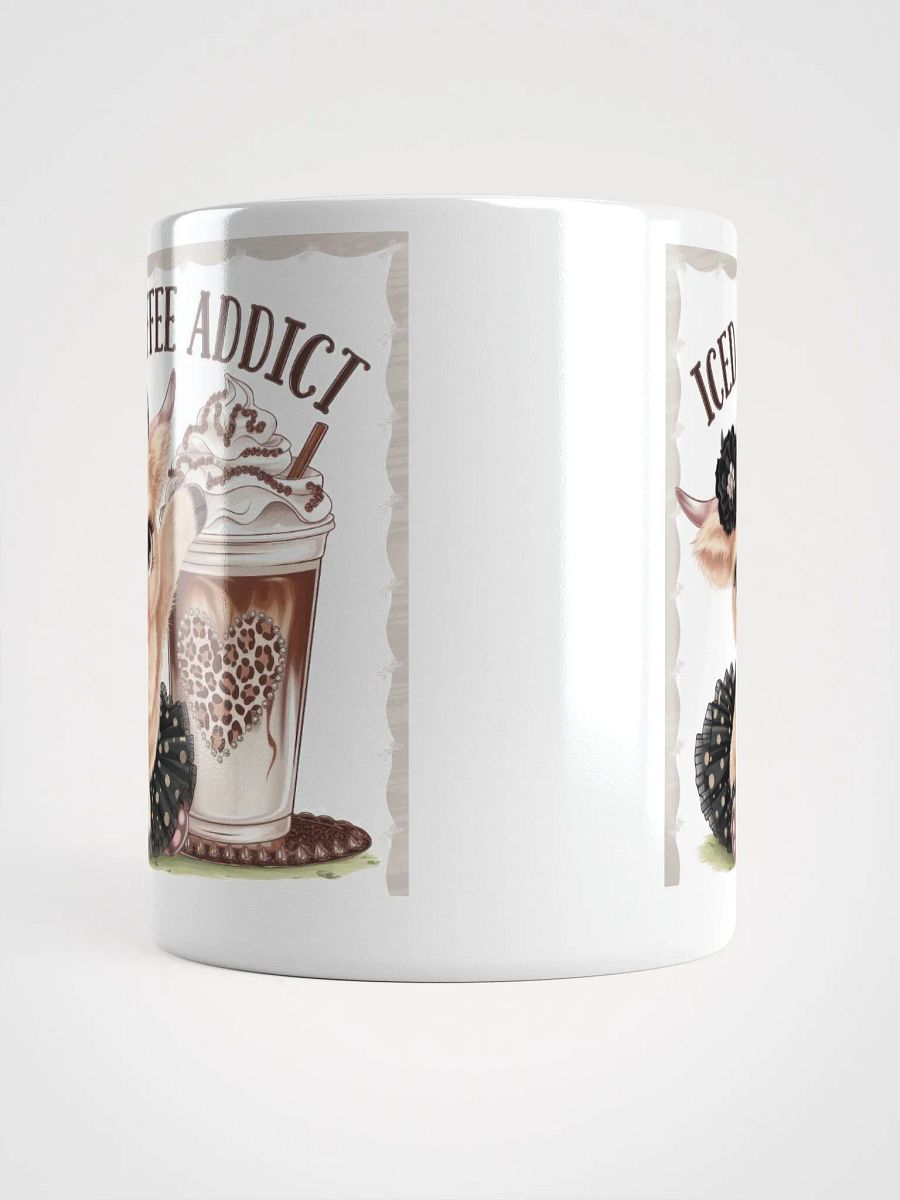 Iced Coffee Addict White Glossy Mug product image (5)