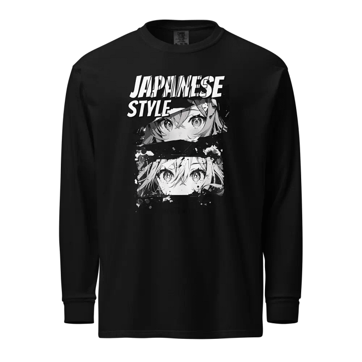 Dynamic Japanese Style Anime Long Sleeve Shirt product image (1)