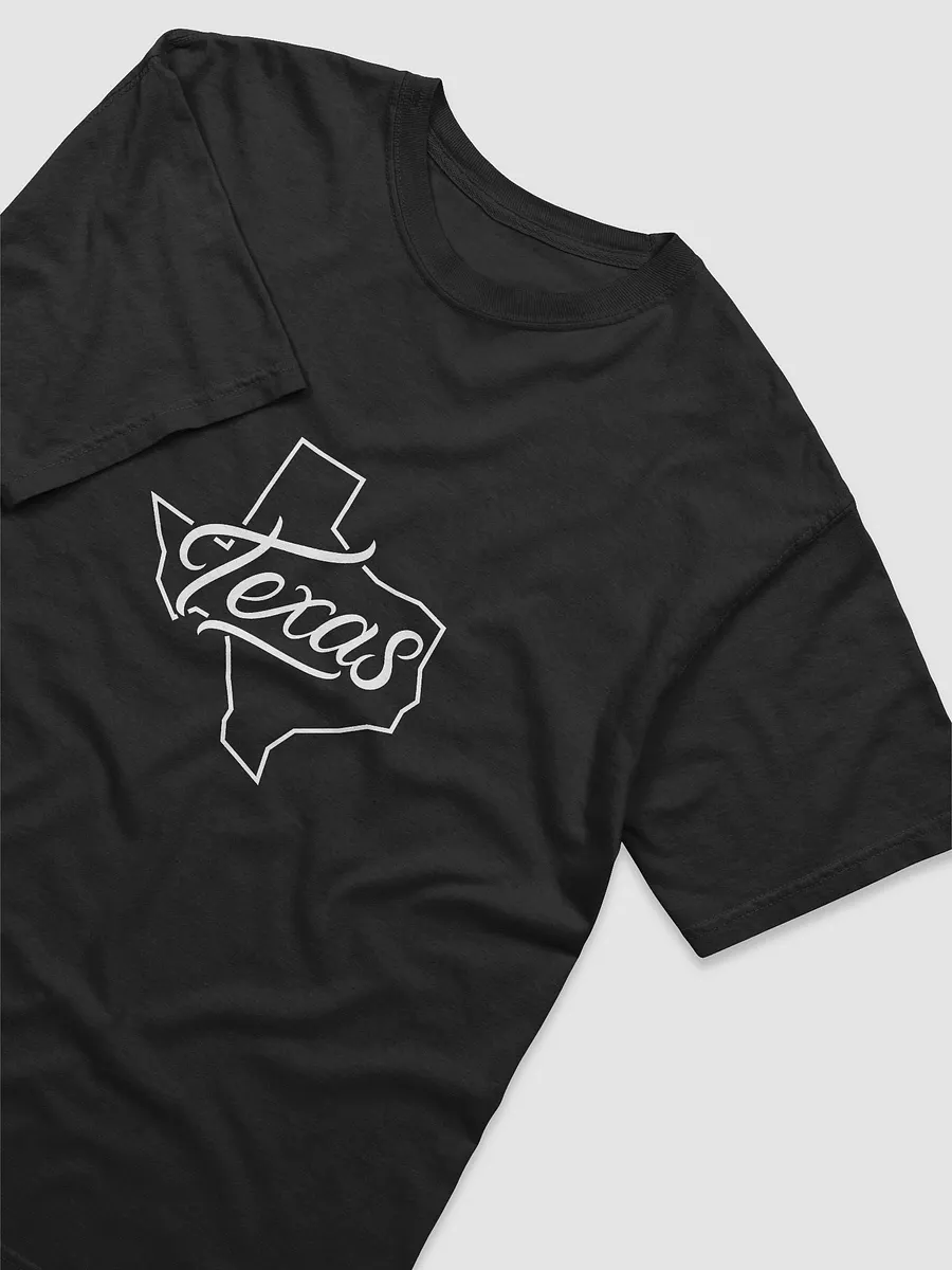 Texas Map Art Dark T-Shirt product image (5)