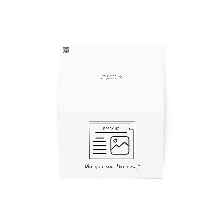 Breaking News Card product image (2)