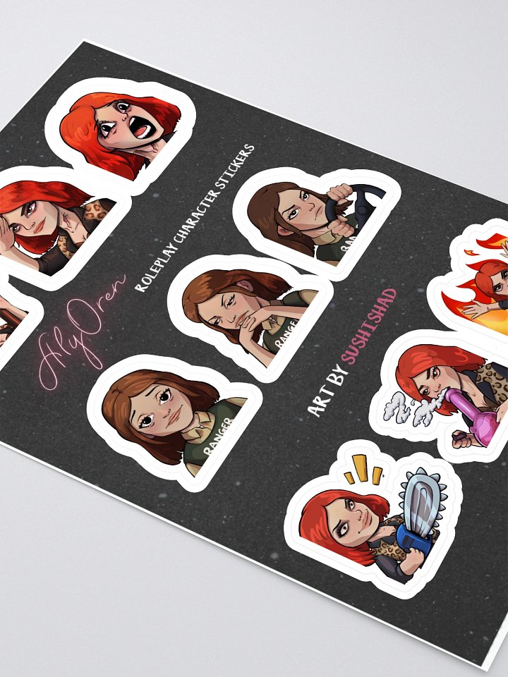 RP Character Sticker Sheet product image (2)