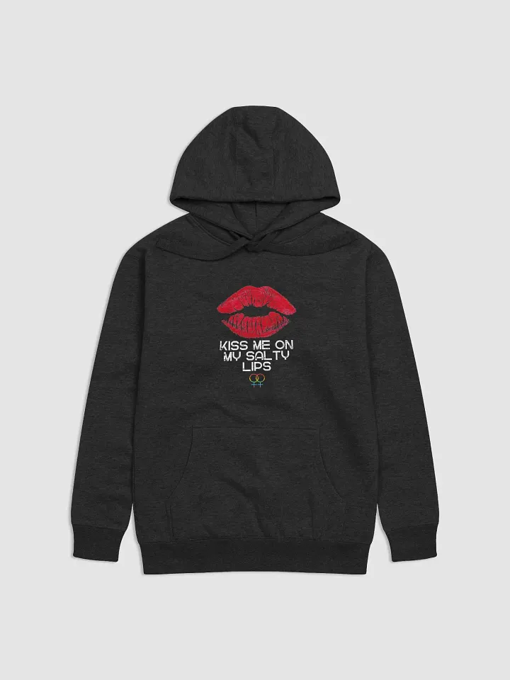 LGBTQ+ Kiss Me On My Salty Lips Hoodie (dark) product image (1)