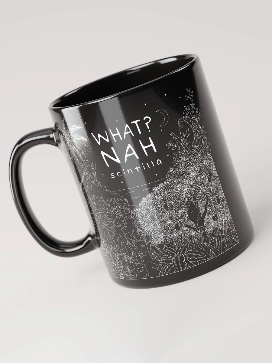 Scintilla Mug - Black with Line Art product image (4)