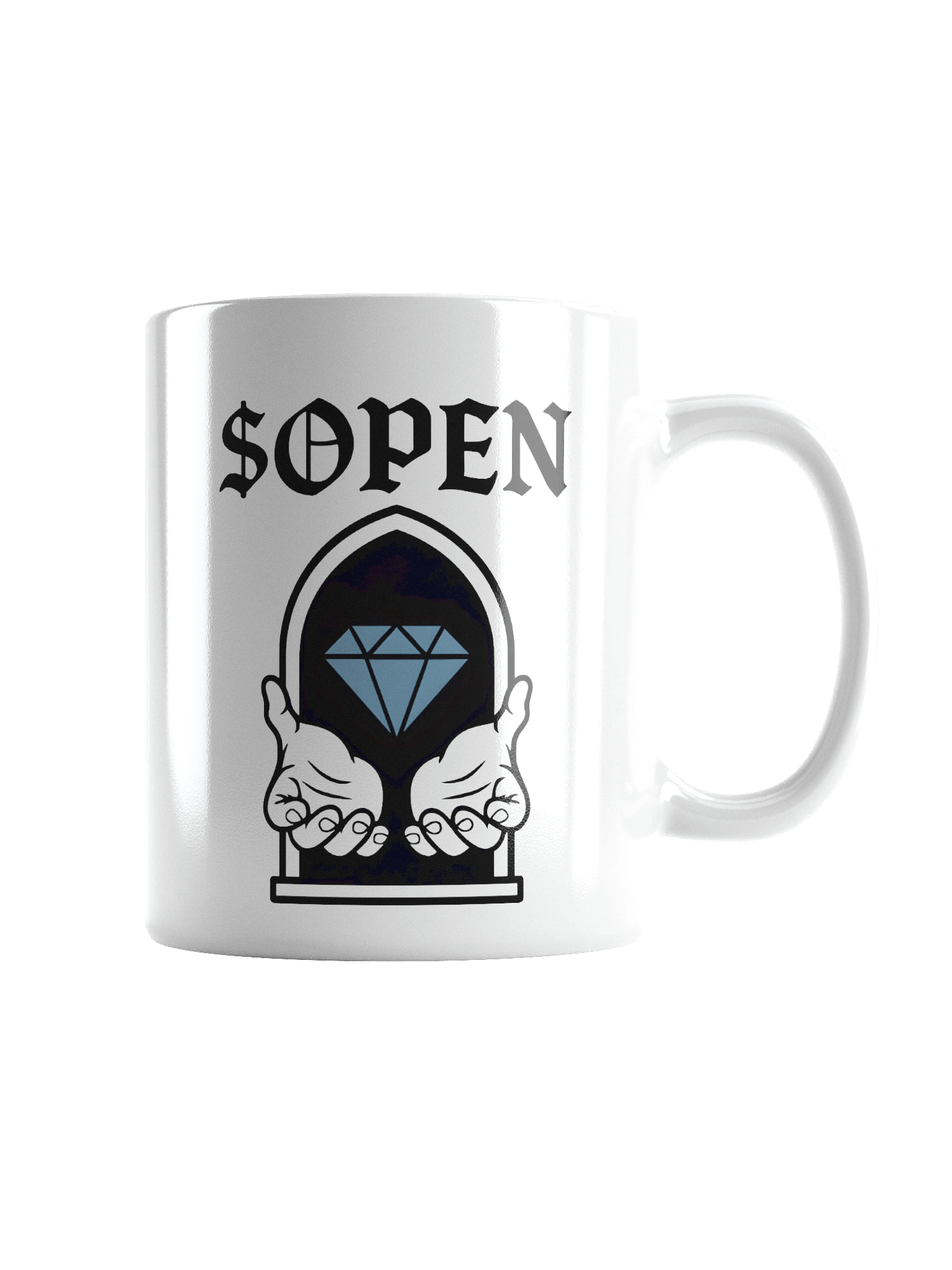 Stonkcast Mug — $OPEN Diamond Hands Fuel Cup product image (5)