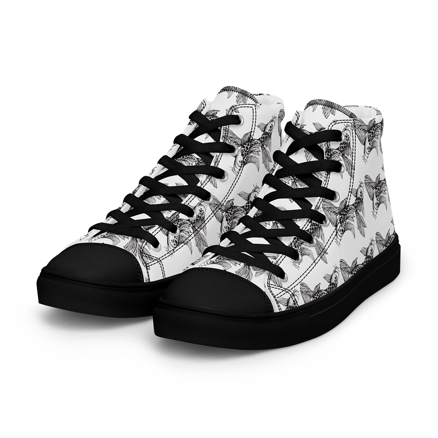 Koi Fish - Women's High Top Canvas Shoes product image (9)