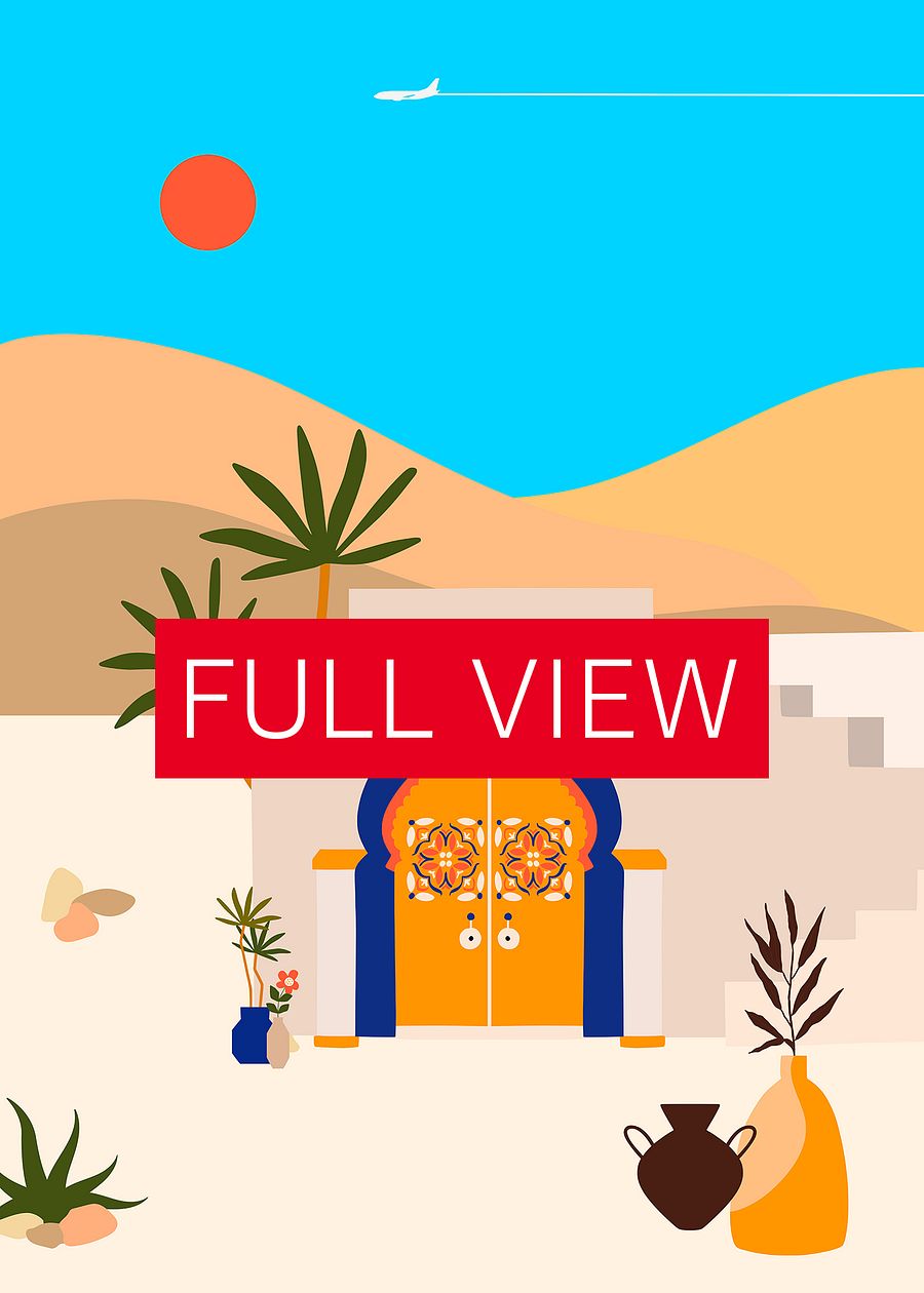 Boho, Boho decor: Egypt, Morocco, Tunisia — boho travel poster product image (3)