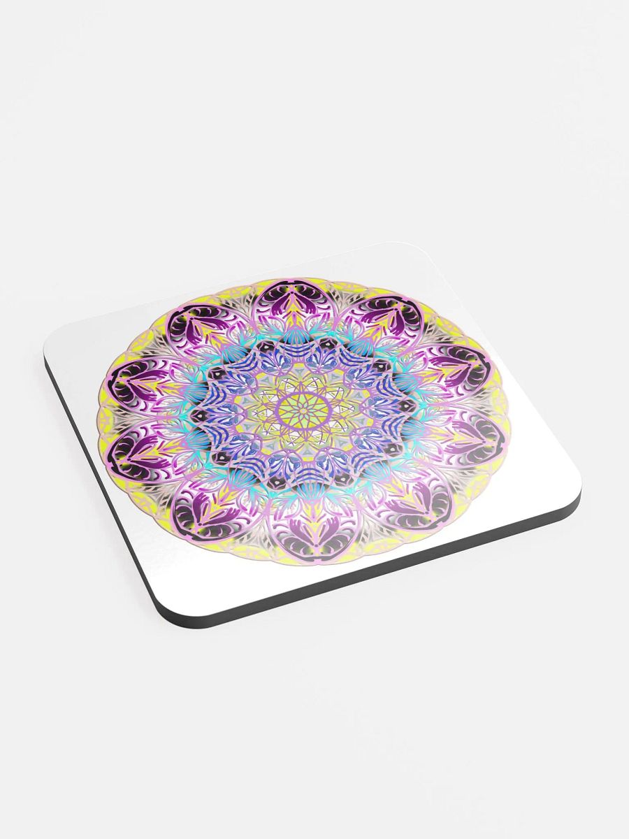 Mandala Harmony Glossed Cork Coaster product image (2)