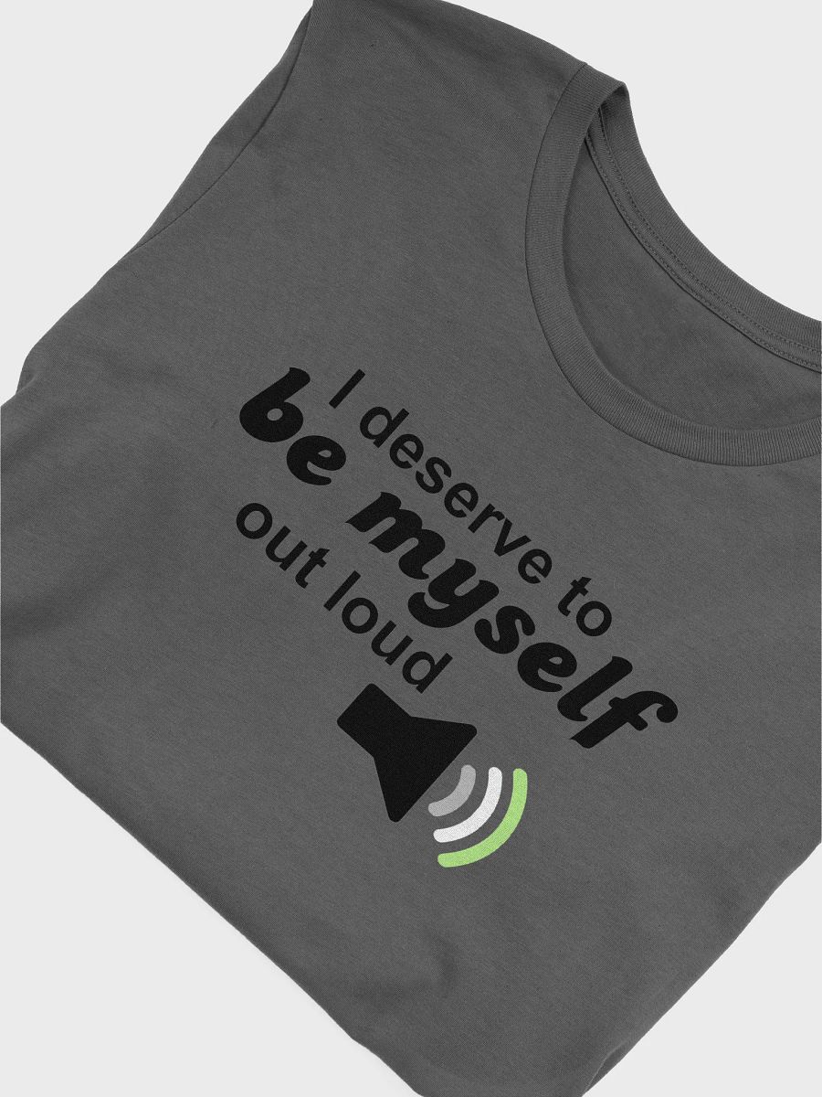 be myself out loud agender t-shirt product image (5)