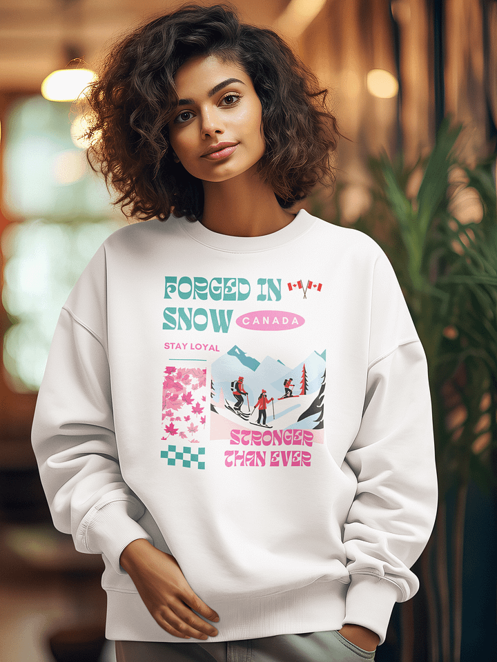 Snowy Summit Canada Sweatshirt product image (25)