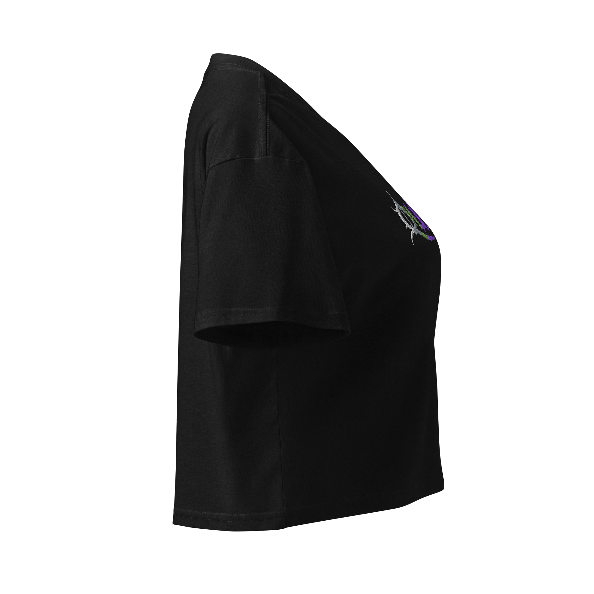 Gothic Gradient 'QUEEN' Crop Top product image (4)