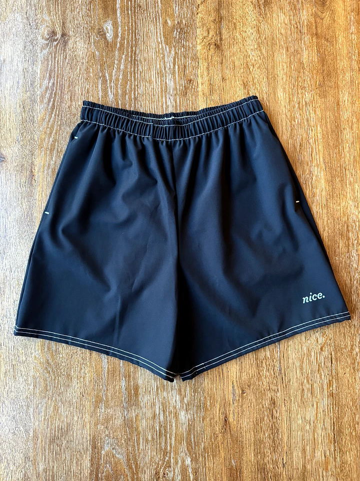 Nice. Track Shorts (Black) product image (1)