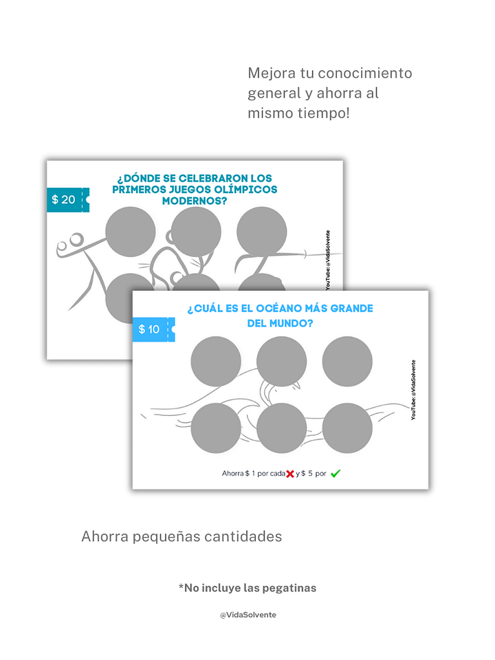 Reto de ahorro CONOCIMIENTO GENERAL (6 Retos) product image (2)