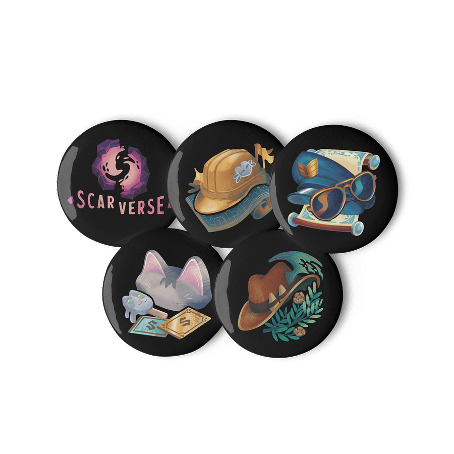 ScarVerse Themeparks & Zoos Buttons product image (1)