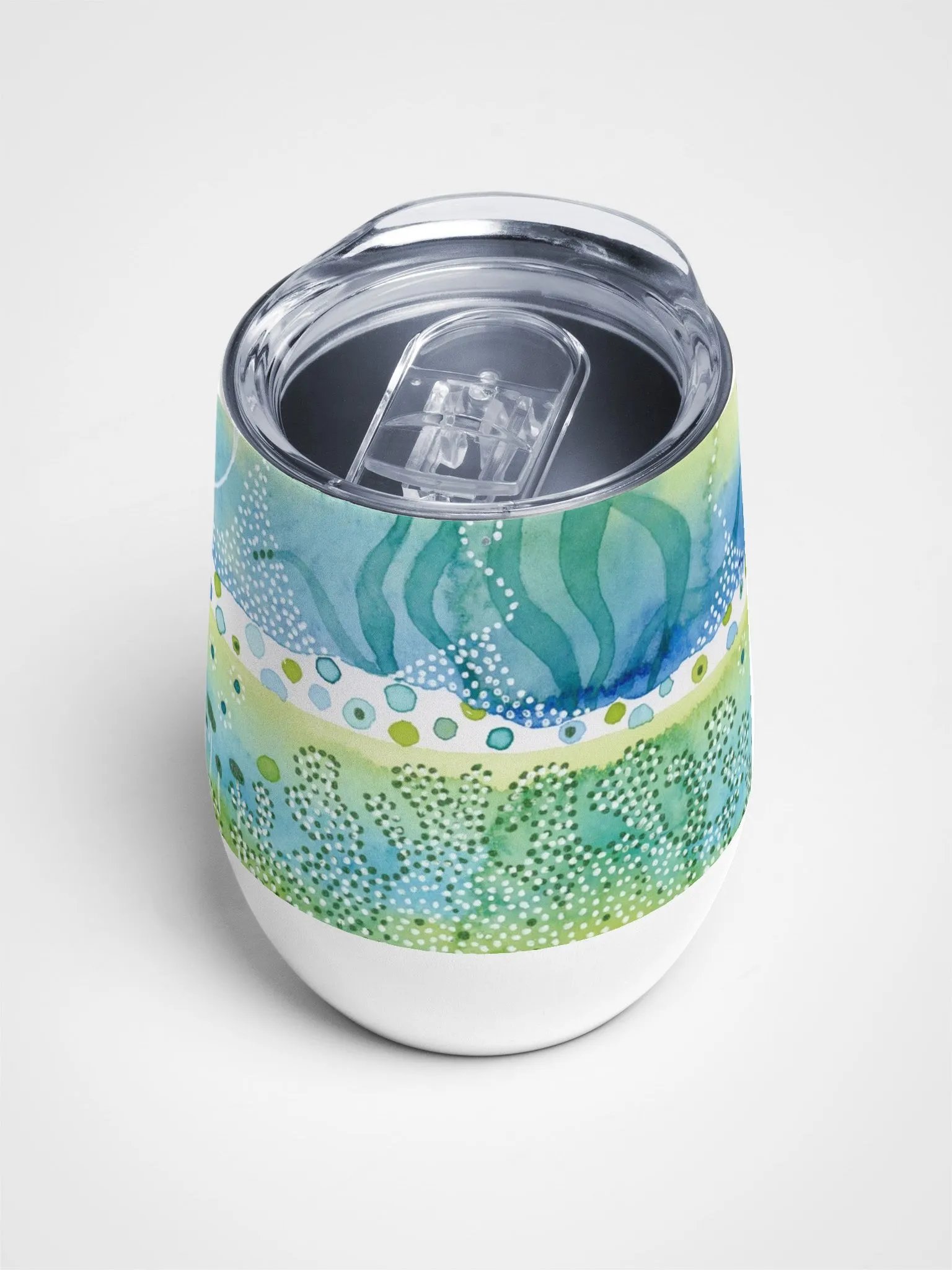 Abstract Ocean Life Wine Tumbler product image (5)