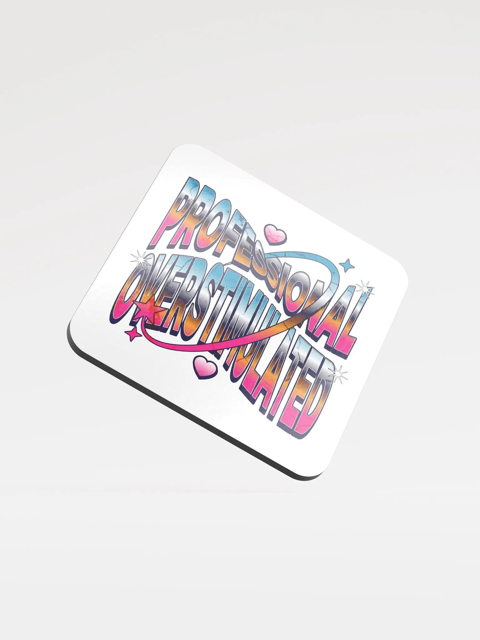 Professional Overstimulated Vibes Coaster Set product image (2)