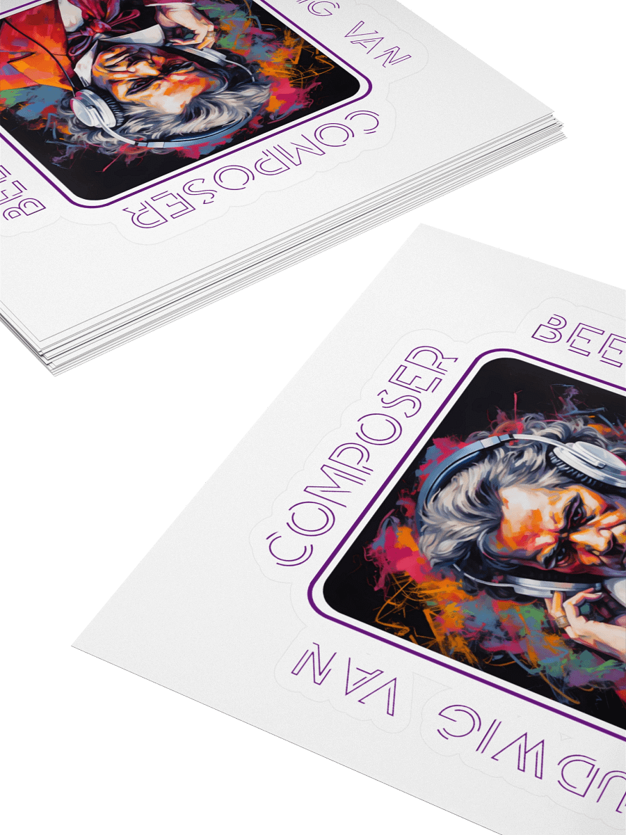 Beethoven Beats Sticker product image (4)