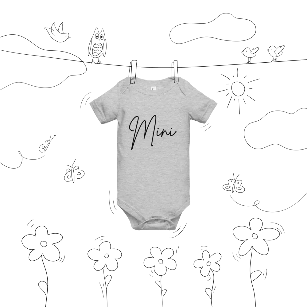 Mamma and mini matching unisex onesie product image (24)