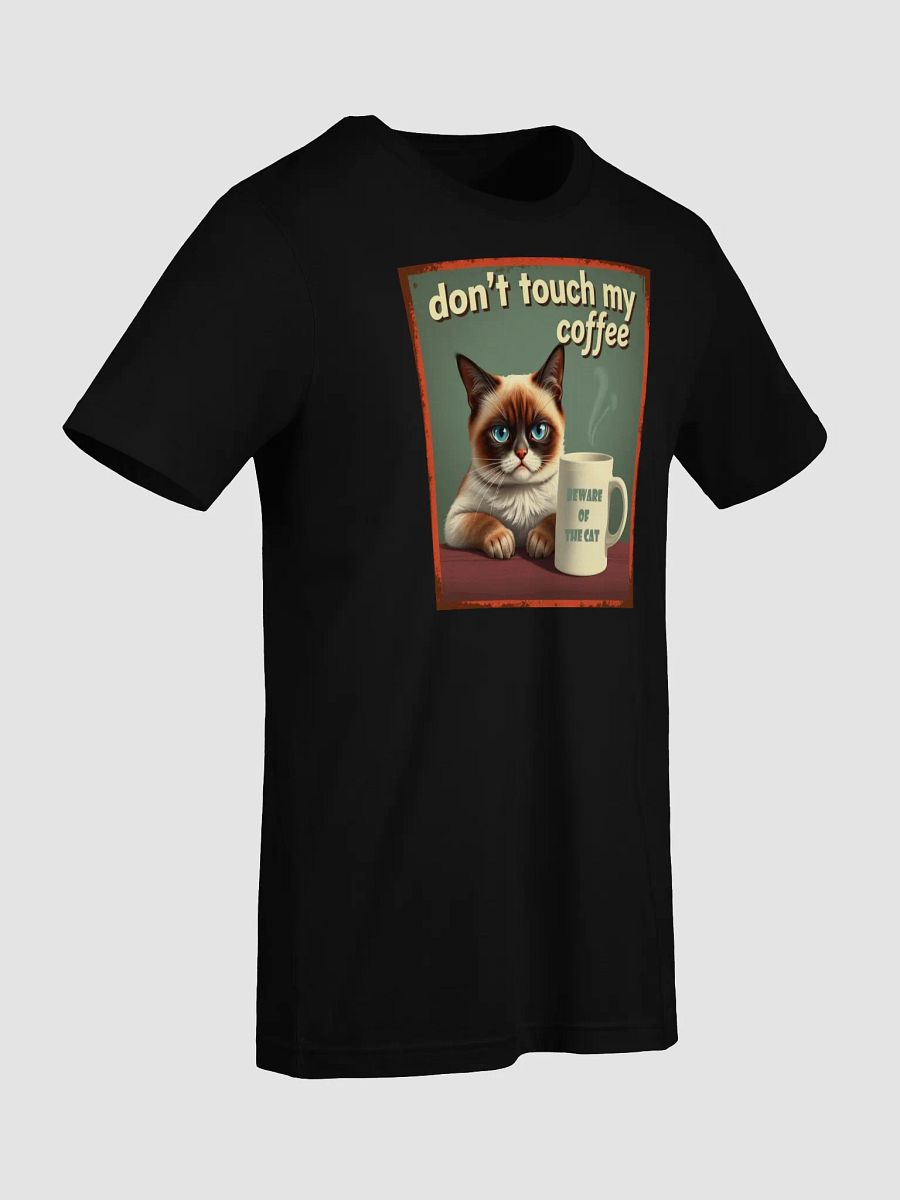 Coffee Cat Warning T-Shirt product image (33)