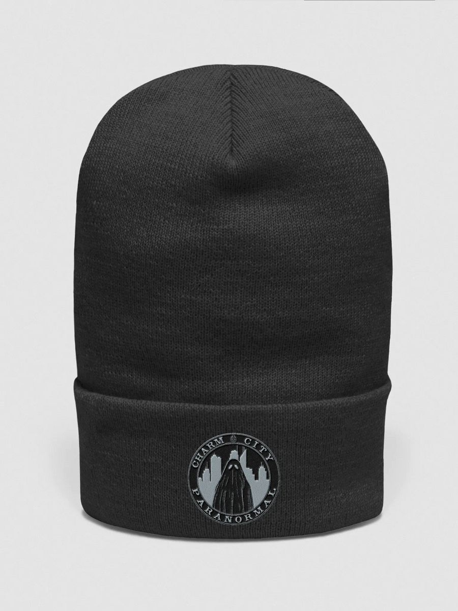 Charm City Paranormal Badge Embroidered Beanie product image (1)