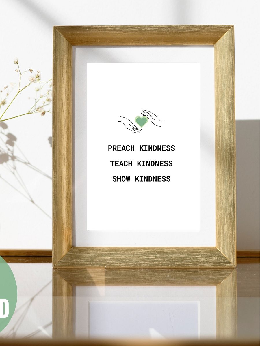Kindness Printable Wall Art product image (3)