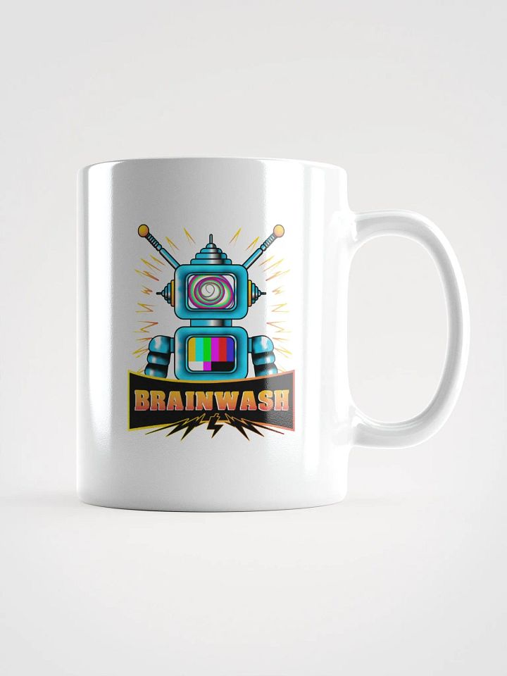 Hypnotic Robots White Mug product image (2)