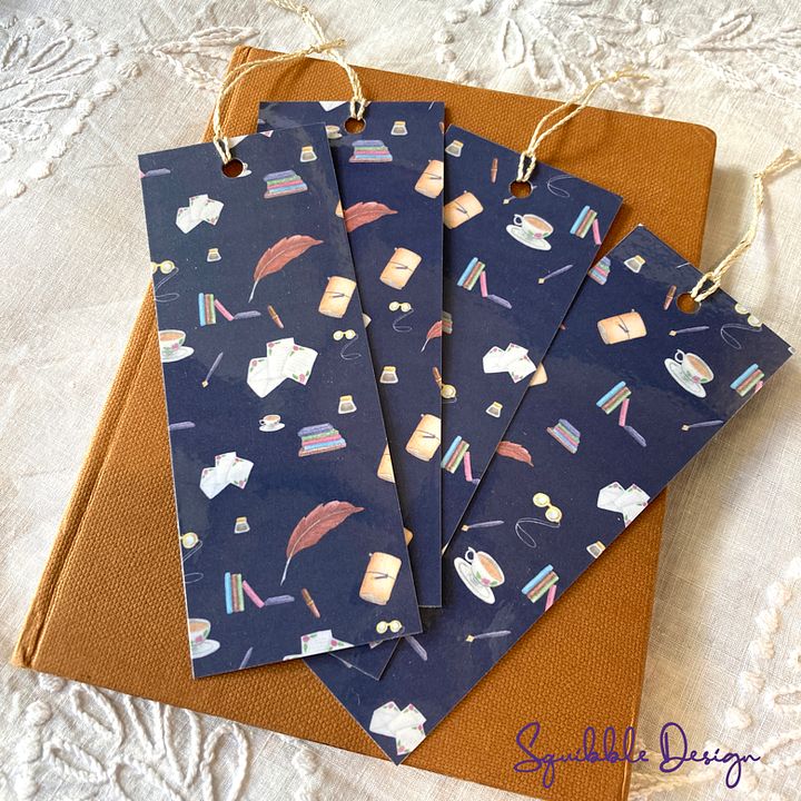 Bookmark - Vintage Stationery Pattern product image (1)