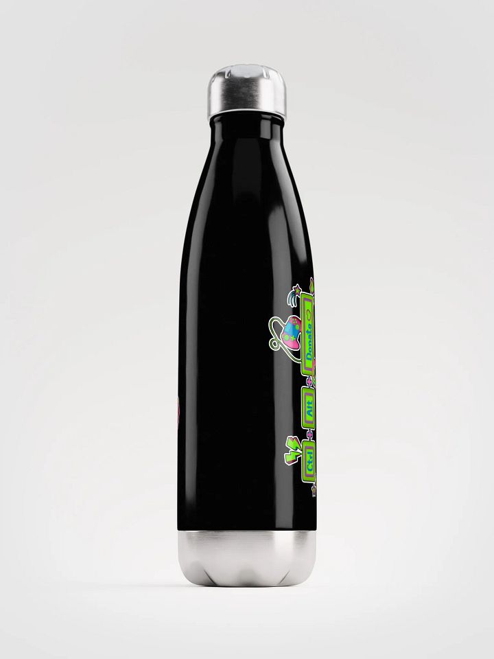 CTRL ALT Donate 2025 - Metal Water Bottle (Neon Green Logo) product image (2)