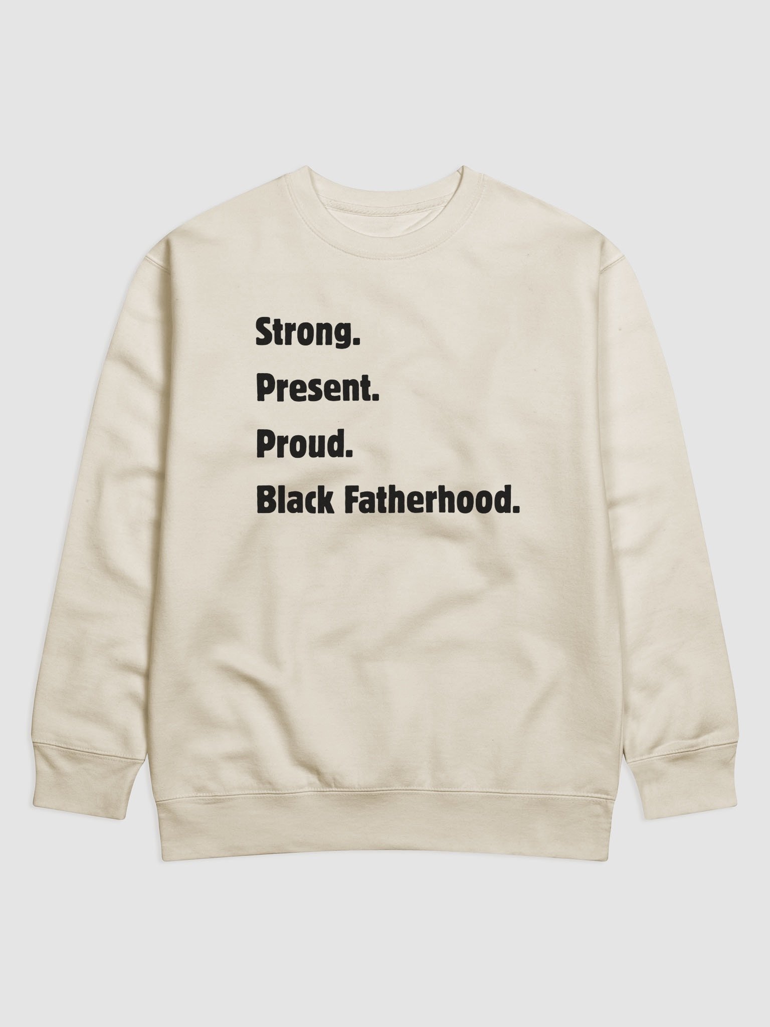 Black Fatherhood Classic Cotton Sweatshirt product image (4)