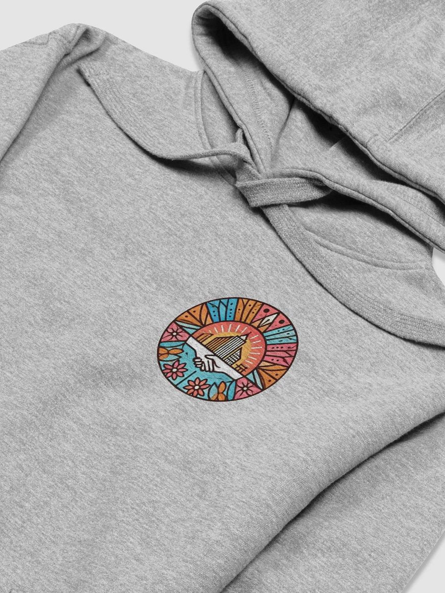 Cityscape Handshake Stained Glass Premium Hoodie product image (23)