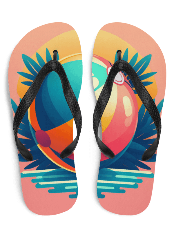 Beach Ball Flip Flops product image (1)