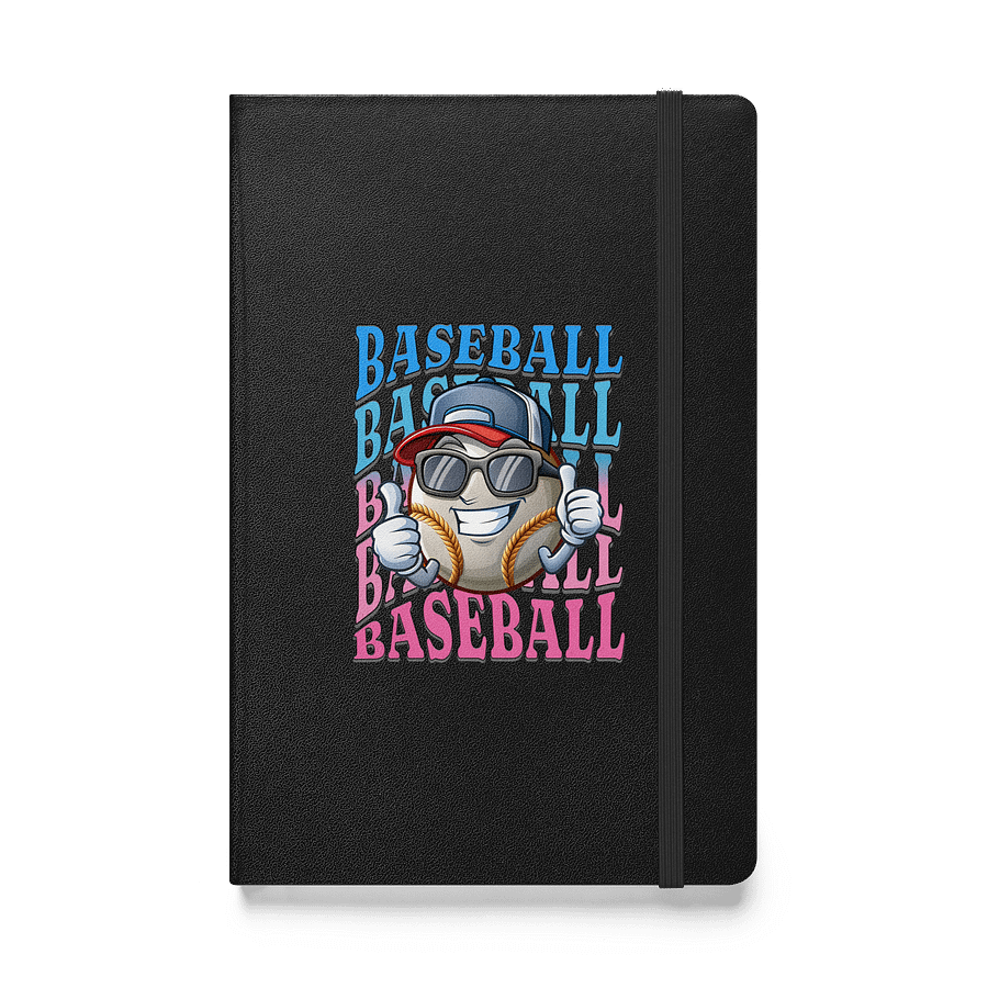 Baseball Thumbs Up Hardcover Notebook product image (1)