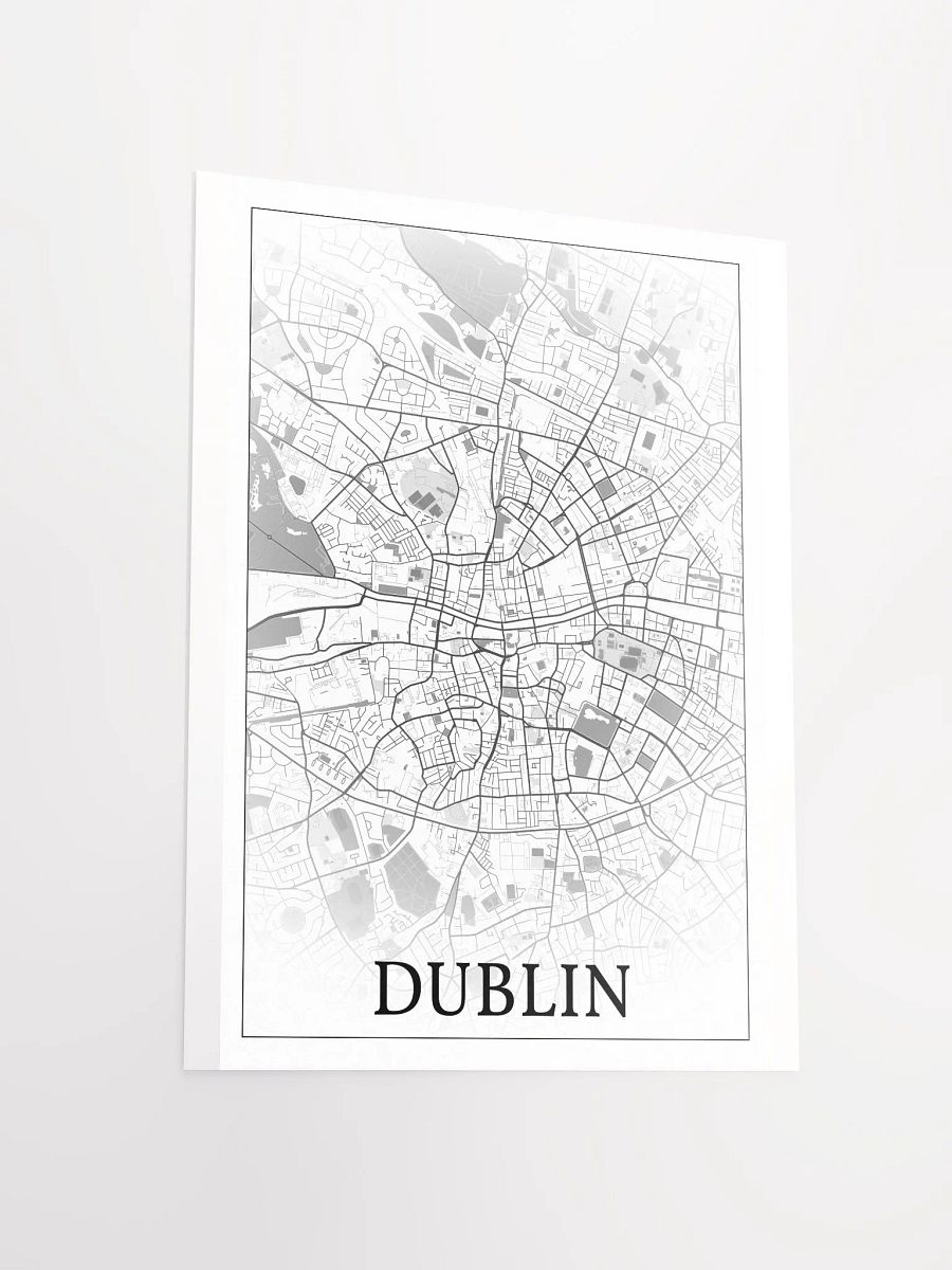 Dublin, Éire, city map print product image (11)
