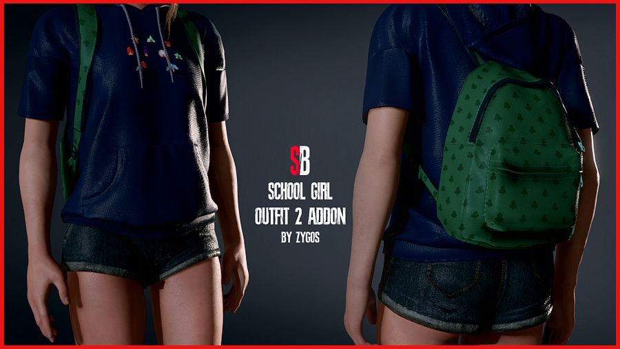 Resident Evil 2 Remake: SB School Girl Mod product image (2)